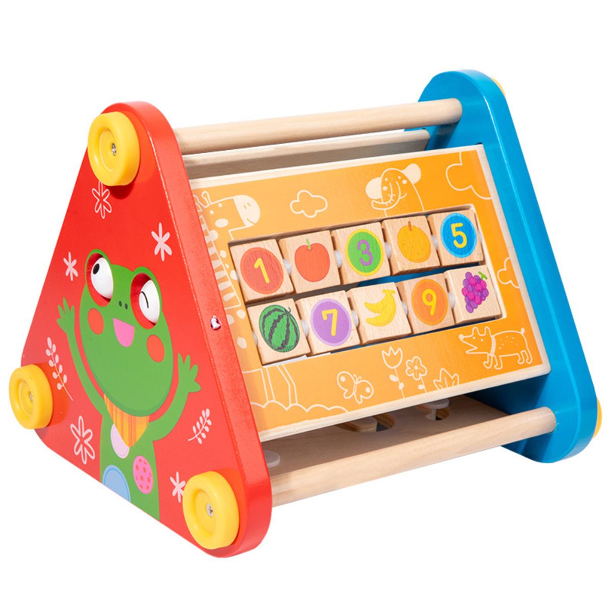 ABC - Juguete Didáctico Multifunción de Madera Educativo Montessori