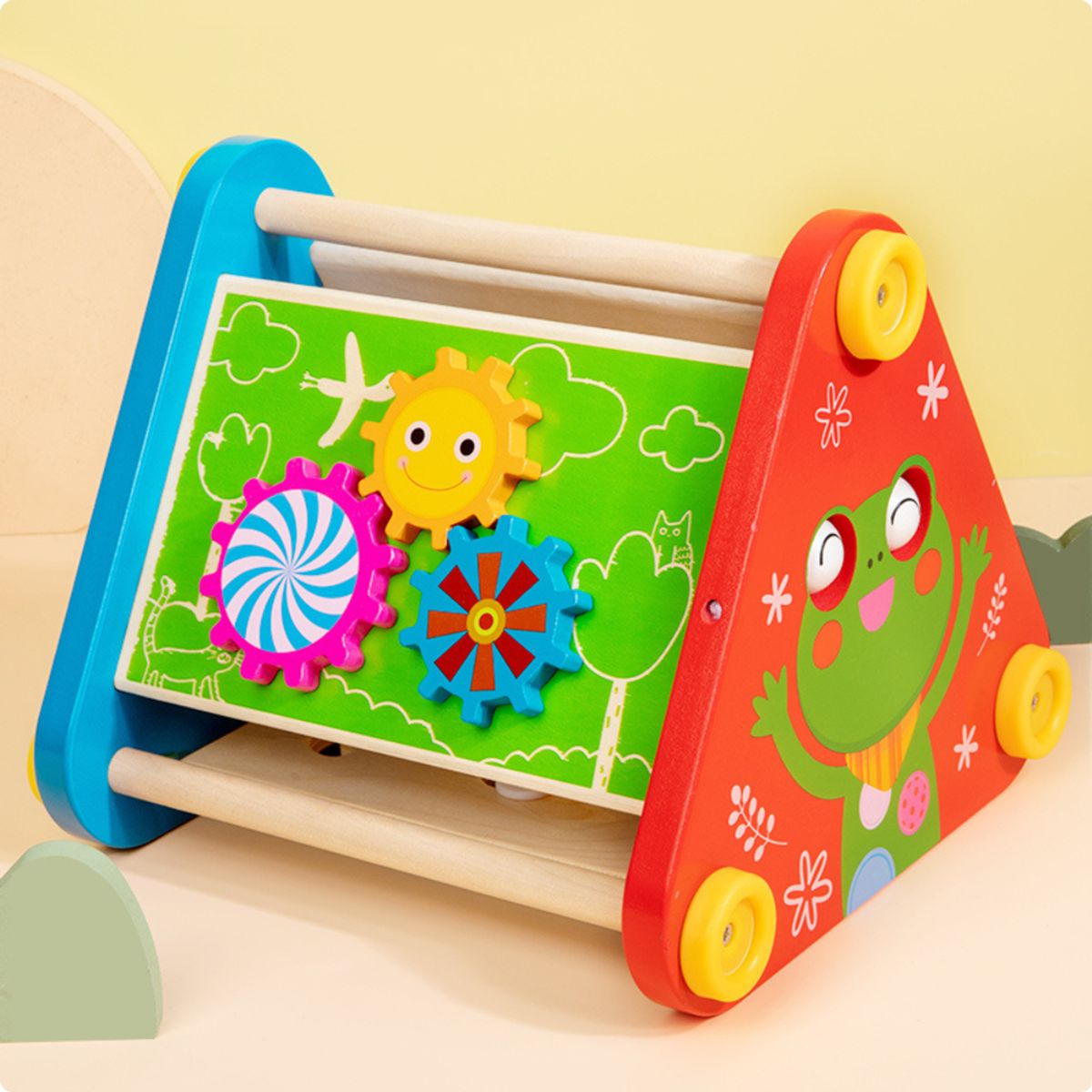 ABC - Juguete Didáctico Multifunción de Madera Educativo Montessori