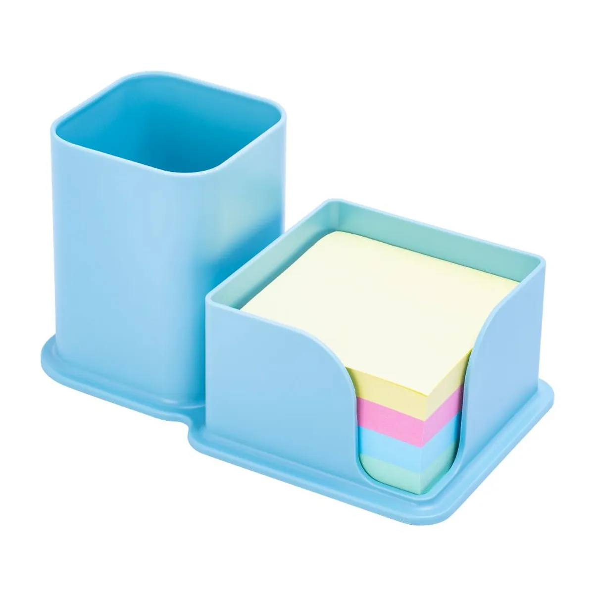 GENERICO - Porta Lápiz y Porta Notas Celeste Pastel