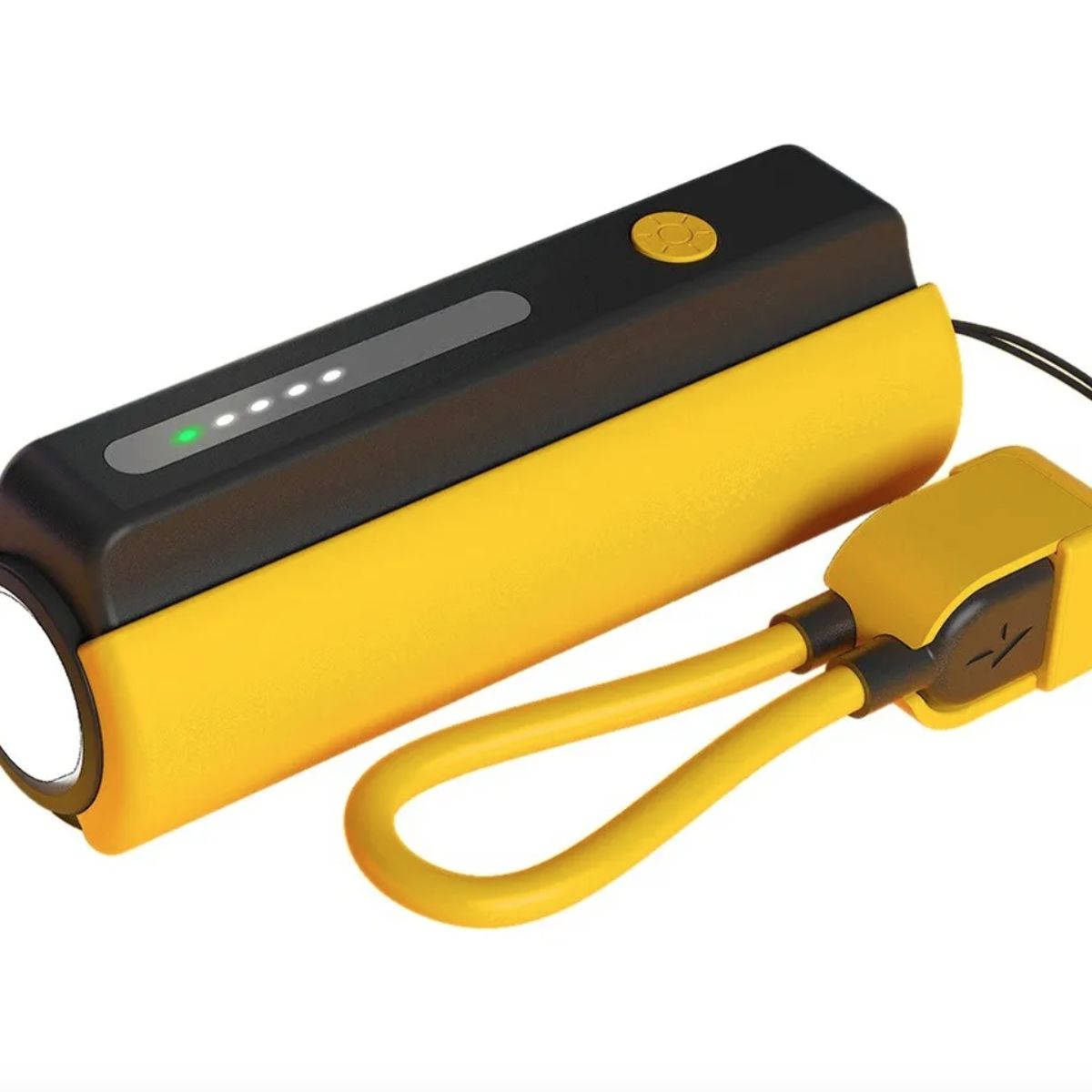 Power Bank Cargador Portátil Usb Linterna 5000mah Irm R60 Amarillo, marca IRM - Foto Principal
