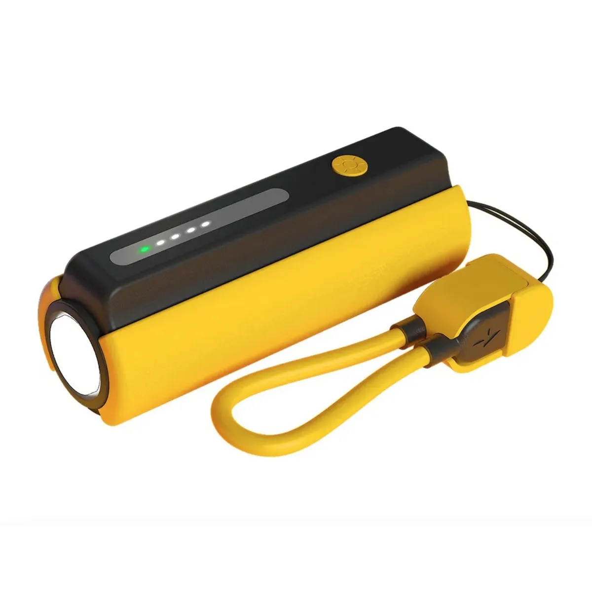 Power Bank Cargador Portátil Usb Linterna 5000mah Irm R60 Amarillo, marca IRM - Foto Principal