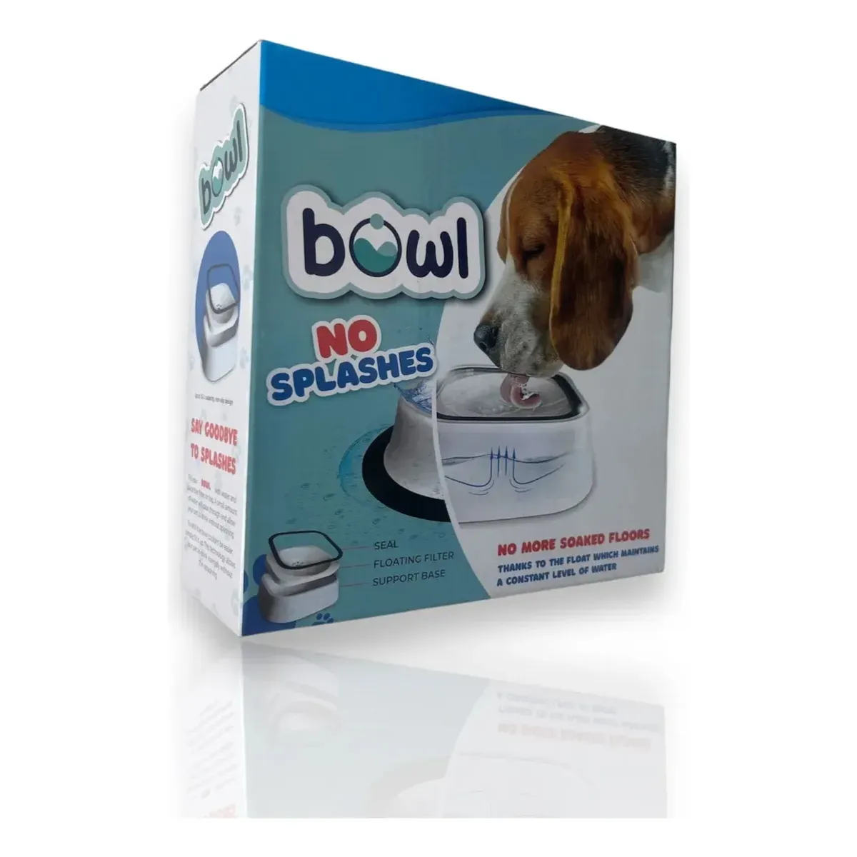 GENERICO - Plato Bebedero Antideslizante Para Perros Bowl Antiderrame