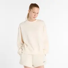 NEW BALANCE - Polerón Lifestyle Mujer Sport Essentials Blanco