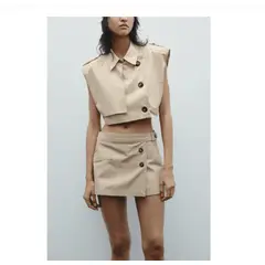 VELVET - Set Conjunto Lina Beige