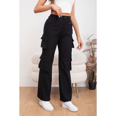 Imagen 2 del producto Pantalón Mujer Cargo Recto Ancho Full Elasticado Primavera Verano 2009