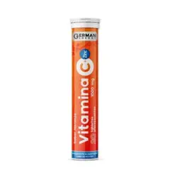 GERMAN ENERGY - Vitamina C + Zinc 1000 Mg 20 tabletas efervescentes