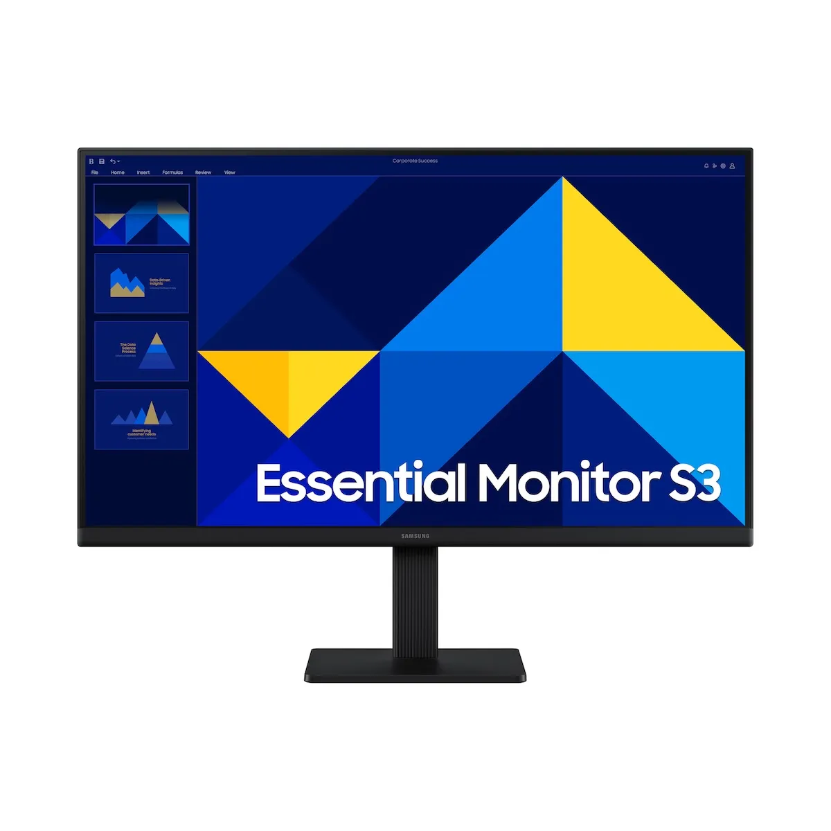 SAMSUNG - Monitor Samsung LS24D300GALXZS 24” Full HD IPS 100 Hz