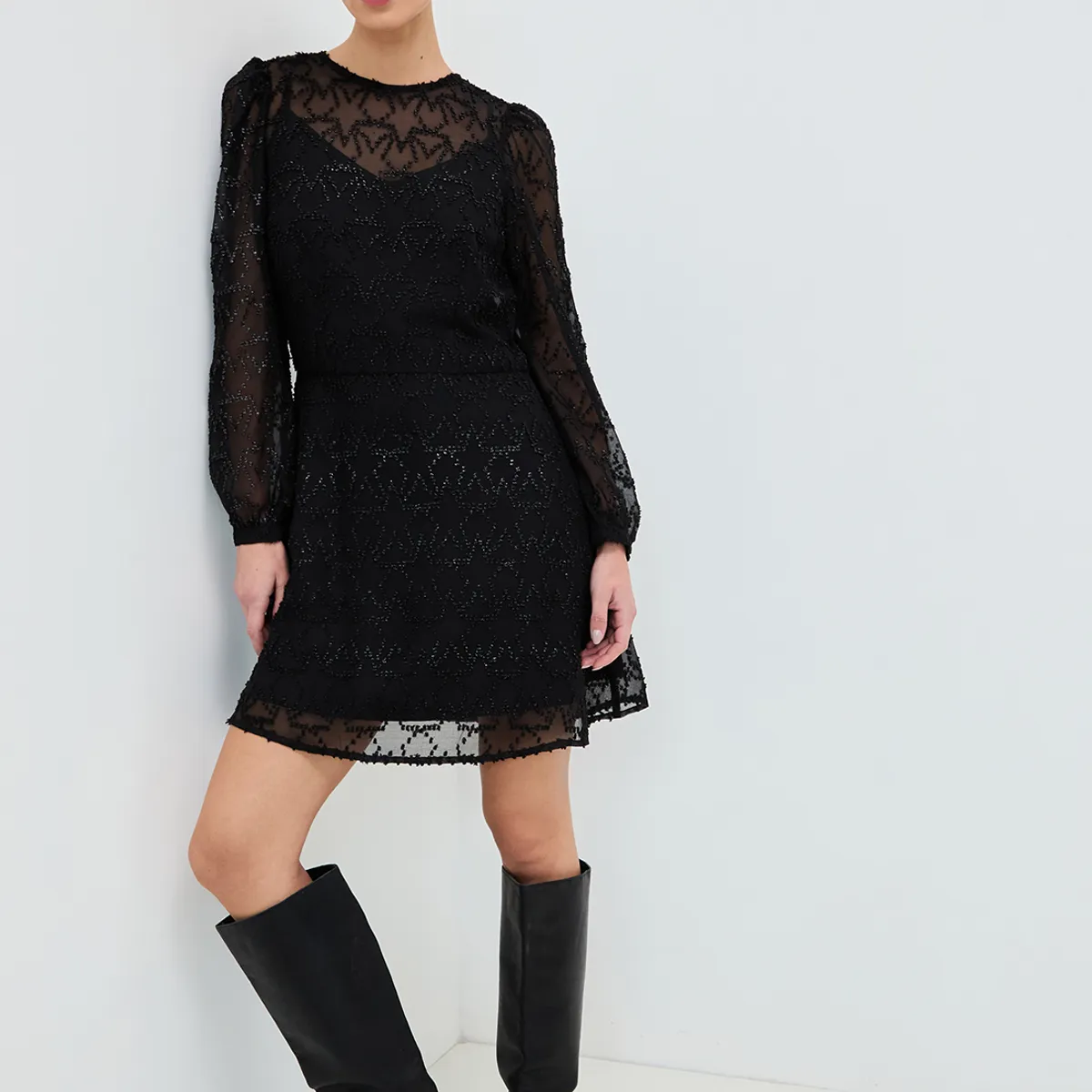 IO - Vestido Fantasia Mujer Negro Io