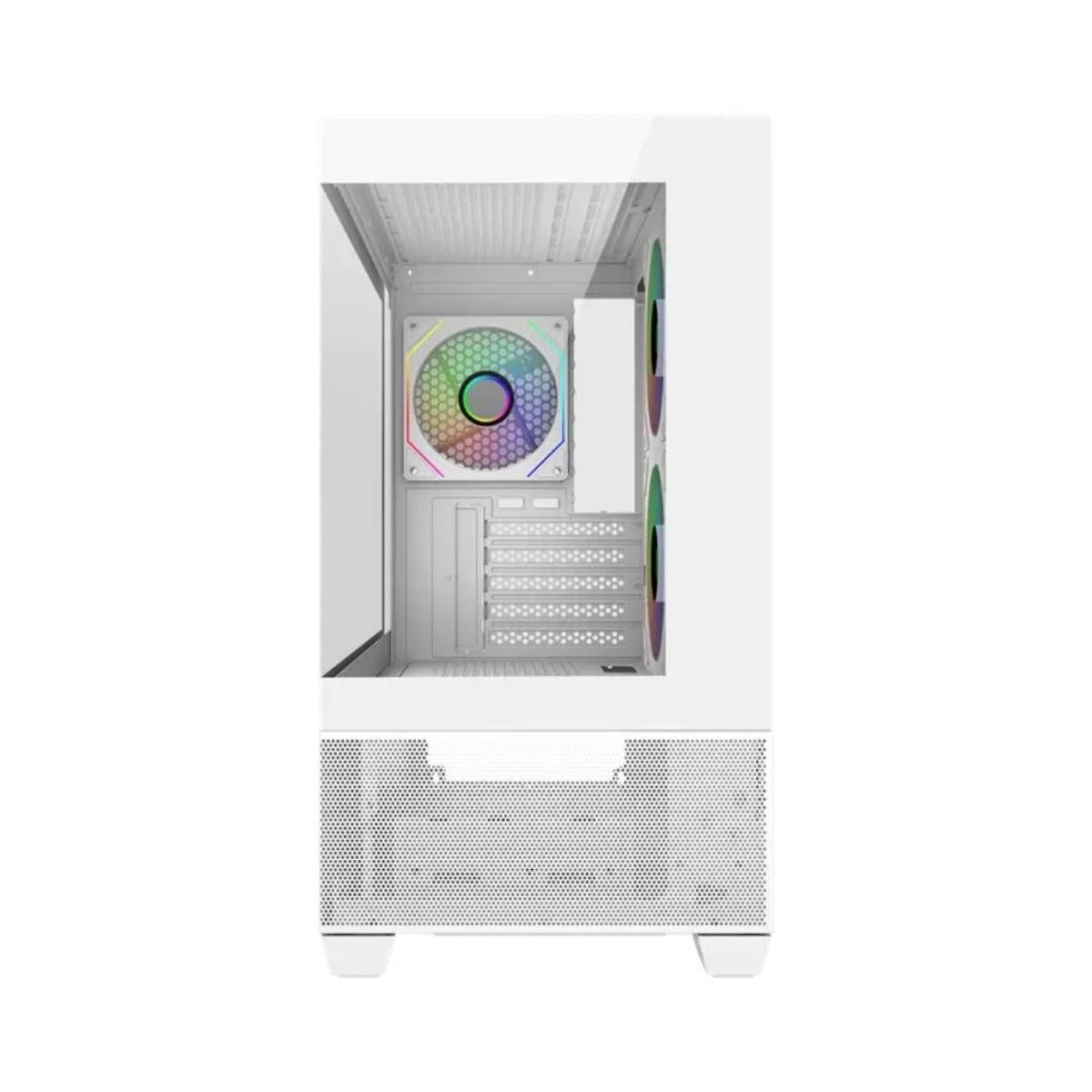 COOLER MASTER - Gabinete Cooler Master Elite 490, Micro ATX, Mini-ITX Blanco