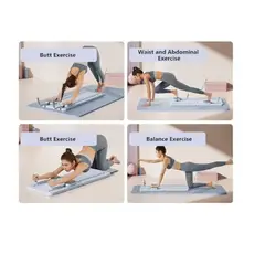 GENERICO - Tabla De Pilates Set De Pilates Reformer Multiusos Color Morado