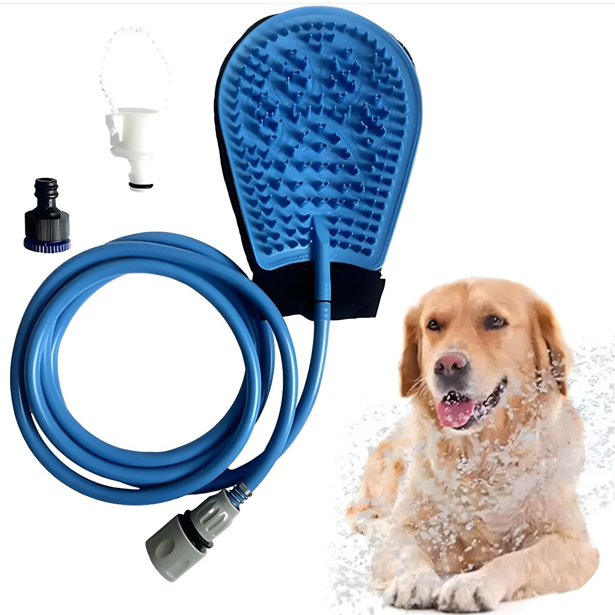 GENERICO - Guante Cepillo Quita Pelos Mascotas Para Uso Seco O Mojado