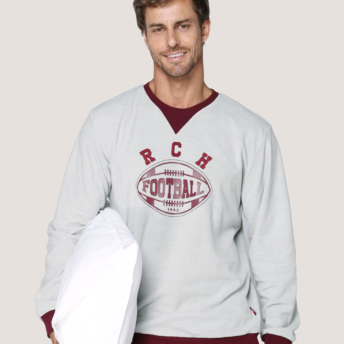 LADY GENNY - Pijama Micropolar Hombre - Comodidad Y Estilo Lady Genny