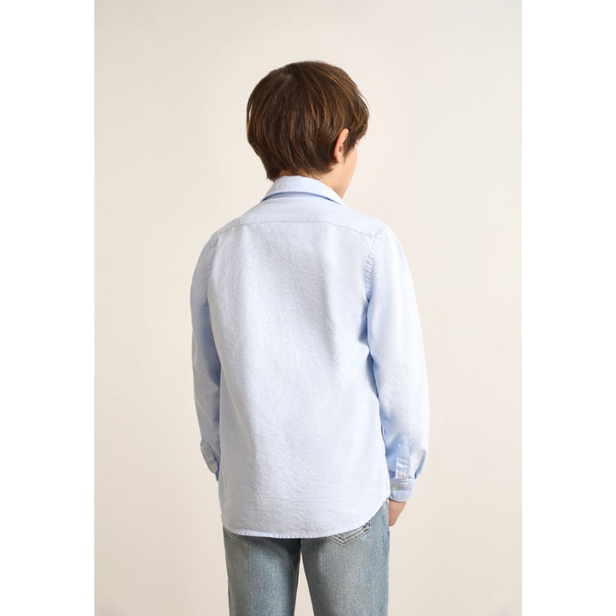 SCALPERS - POLERA OXFORD CALAVERA CONTRASTE