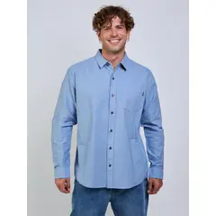 MAUI AND SONS - Camisa Groovy Celeste Hombre