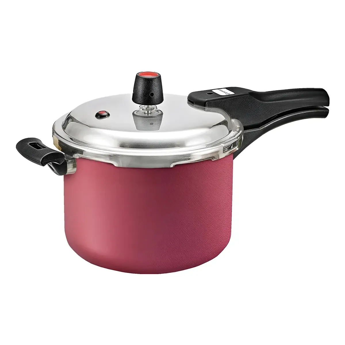PANELUX - Olla A Presion Panelux 4.5 Litros Antiadherente Color Cereza Rojo