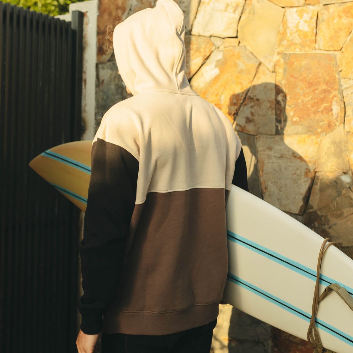 MAUI AND SONS - Poleron Canguro Driftx Café Hombre Maui And Sons