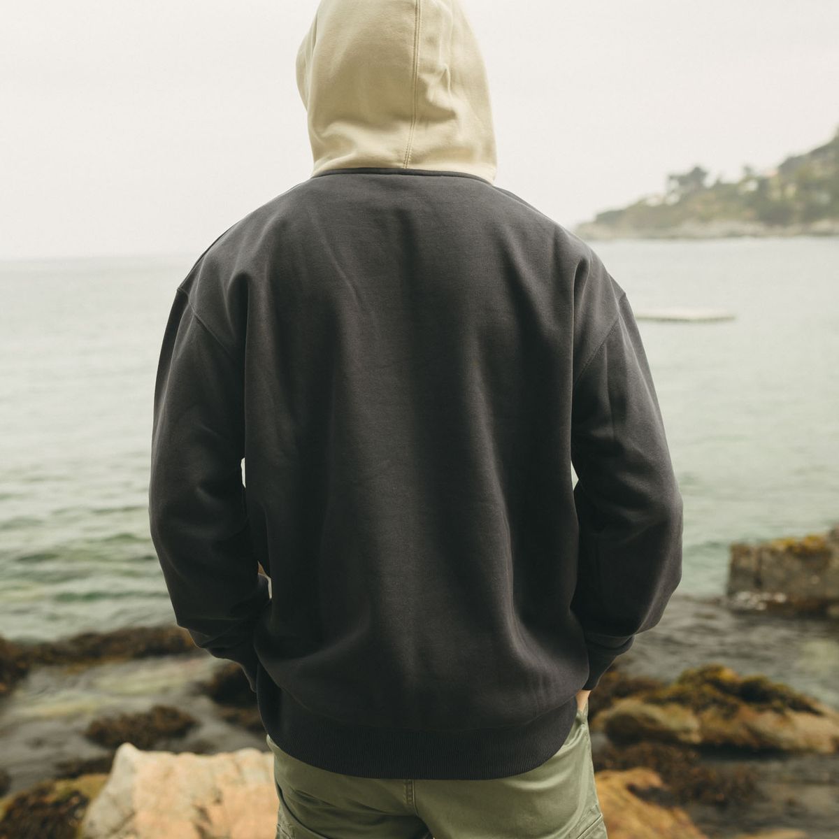 MAUI AND SONS - Poleron Canguro Coraly Gris Hombre Maui And Sons