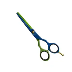 HENBOR - Tijera Italana 783B Esculpidora 6 Verde & Azul