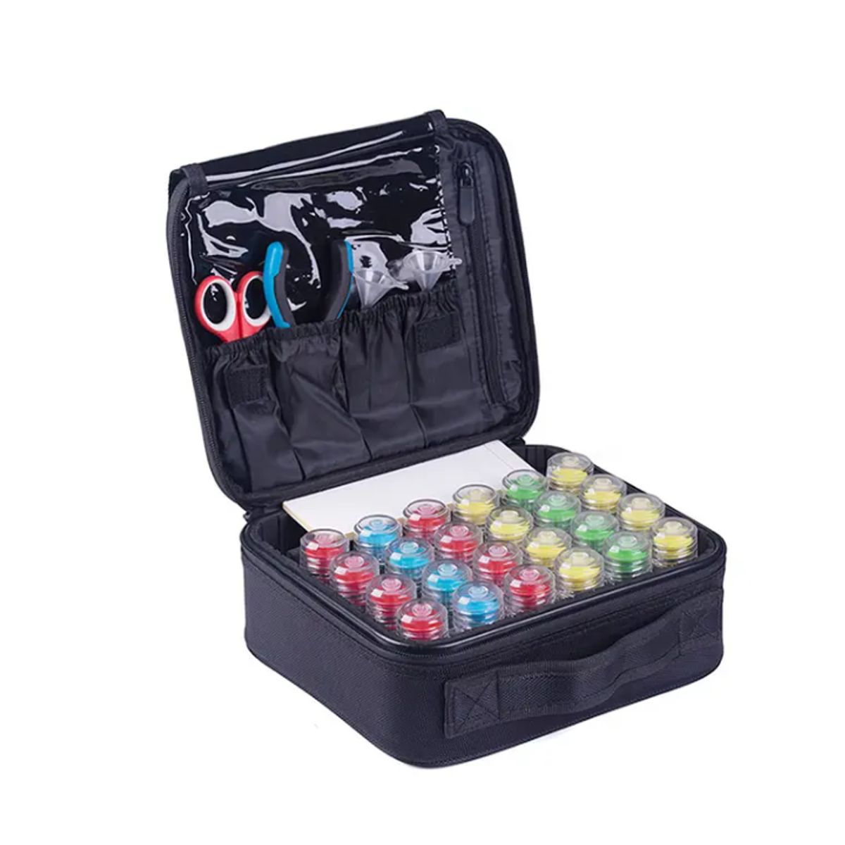 GENERICO - Organizador Estuche Multiuso Accesorios Compartimientos