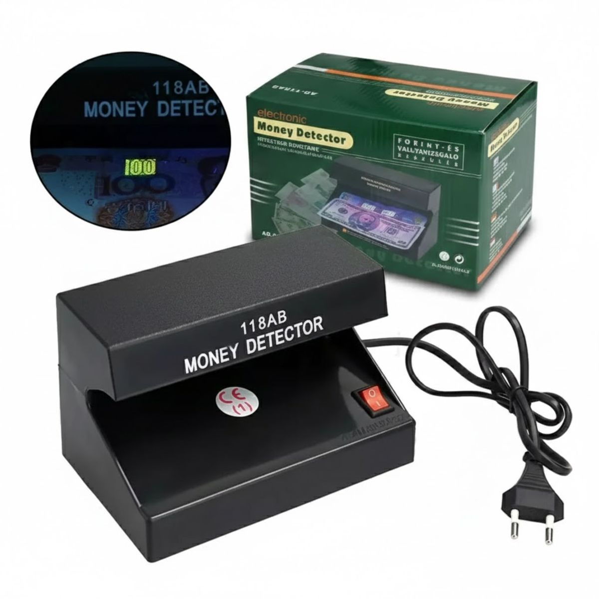 GENERICO - MAQUINA UV DETECTOR DE BILLETES FALSOS