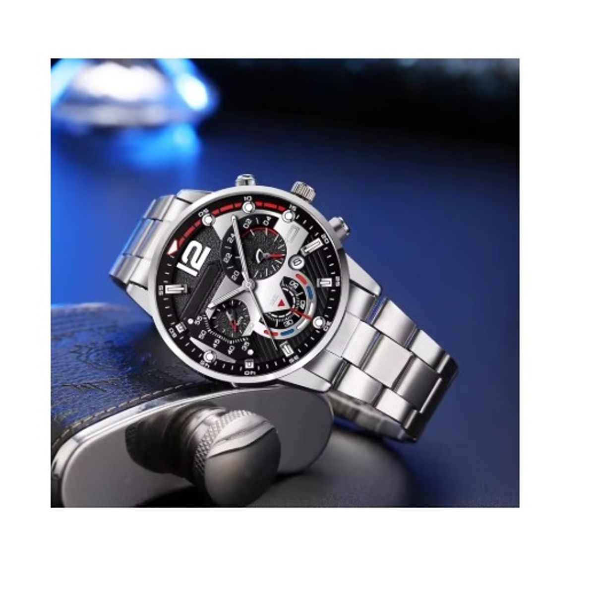 GENERICO - Set reloj y accesorios para hombre el reloj viene en la caja los accesorios vienen en la bolsa