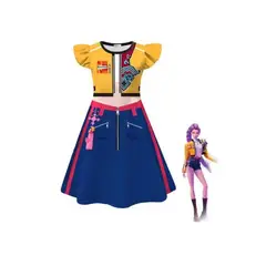 GENERICO - Vestido disfraz K pop para niña talla 120 ( 4 a 5 años)