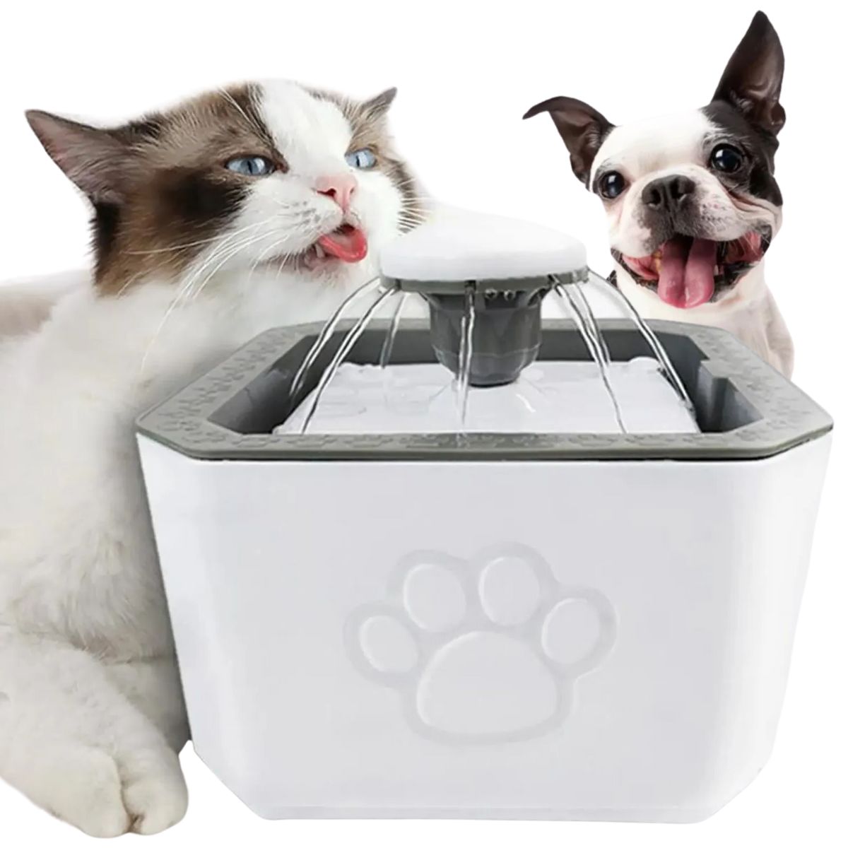 GENERICO - Fuente De Agua Mascotas Perros Gatos 2.5 Litros Automática