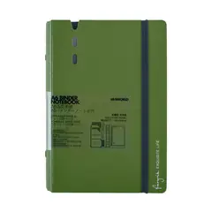 GENERICO - Agenda A6 Verde c Hoja de Repuesto