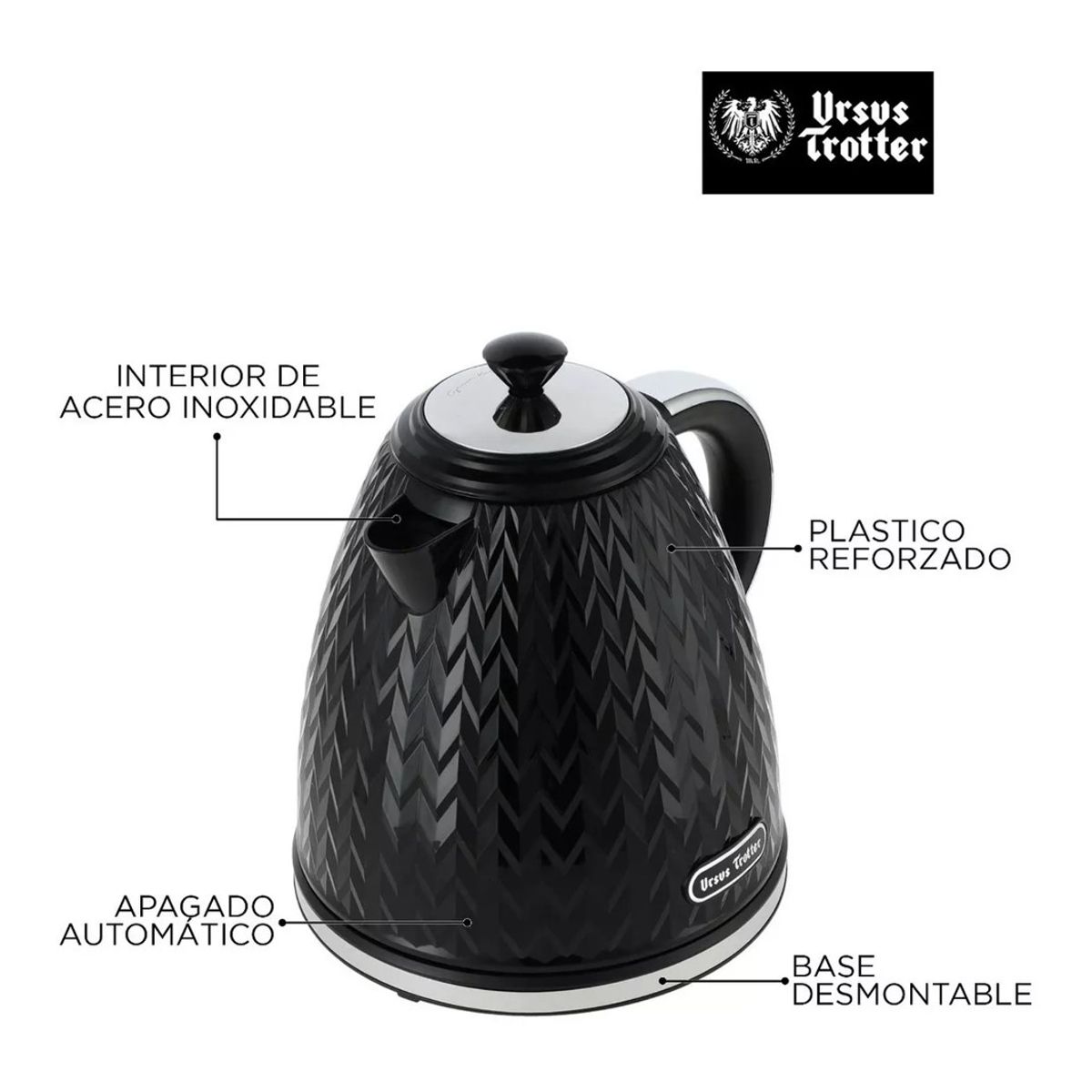 URSUS TROTTER - HERVIDOR DE AGUA ELECTRICO URSUS TROTTER 2000W