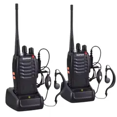 GENERICO - Radio Portátil Walkie-talkie Baofeng Bf-888s Negro Uhf