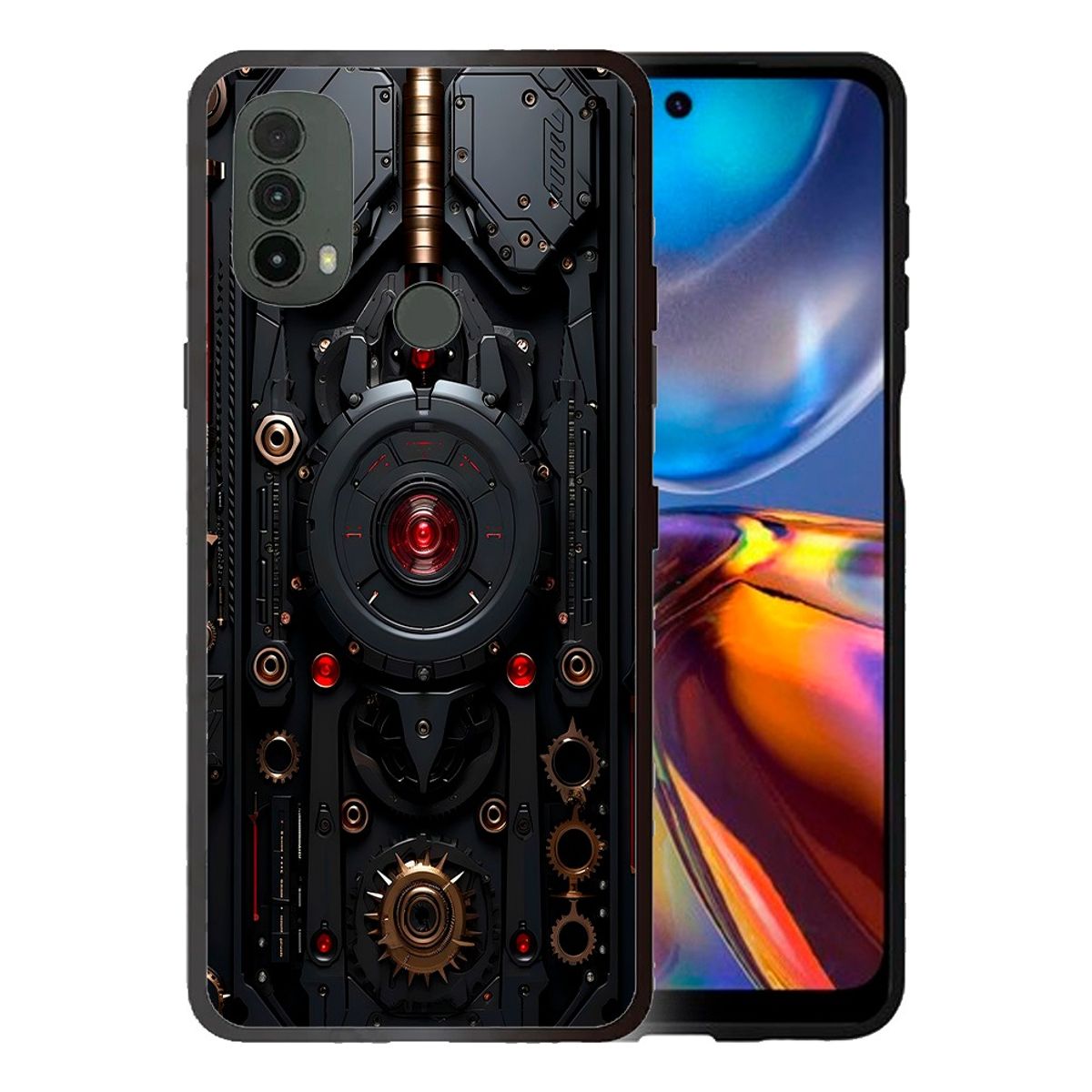 CARCASIA - Carcasa Funda para MOTOROLA E20 Diseño 202