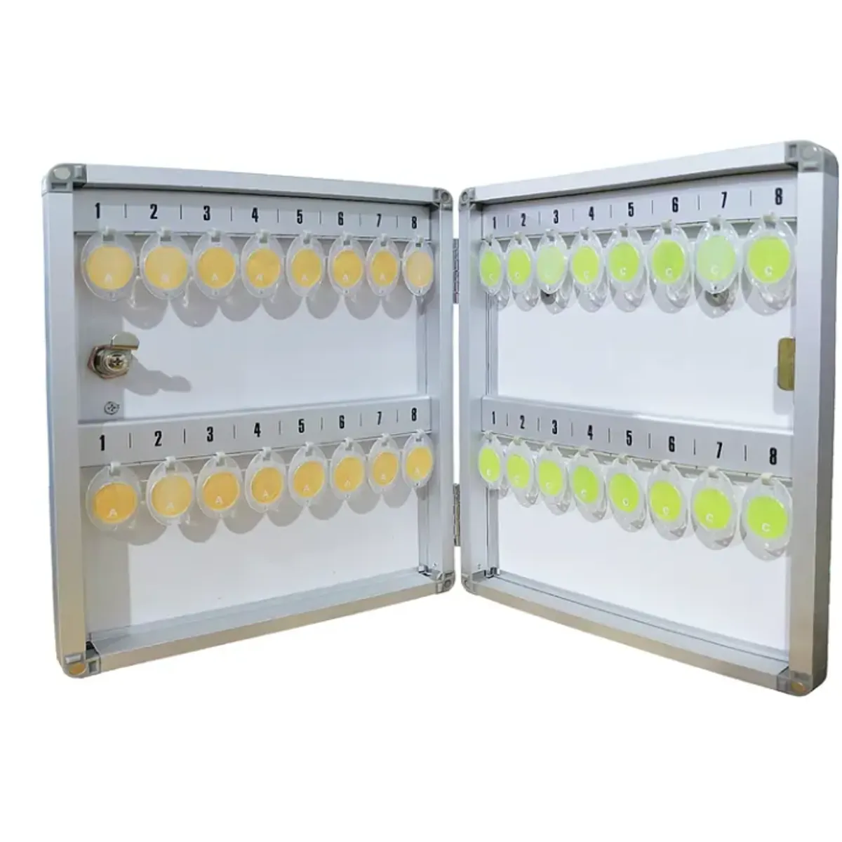 GENERICO - Caja Magnética Organizador Para Llaves 32 Llaveros