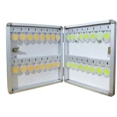 GENERICO - Caja Magnética Organizador Para Llaves 32 Llaveros