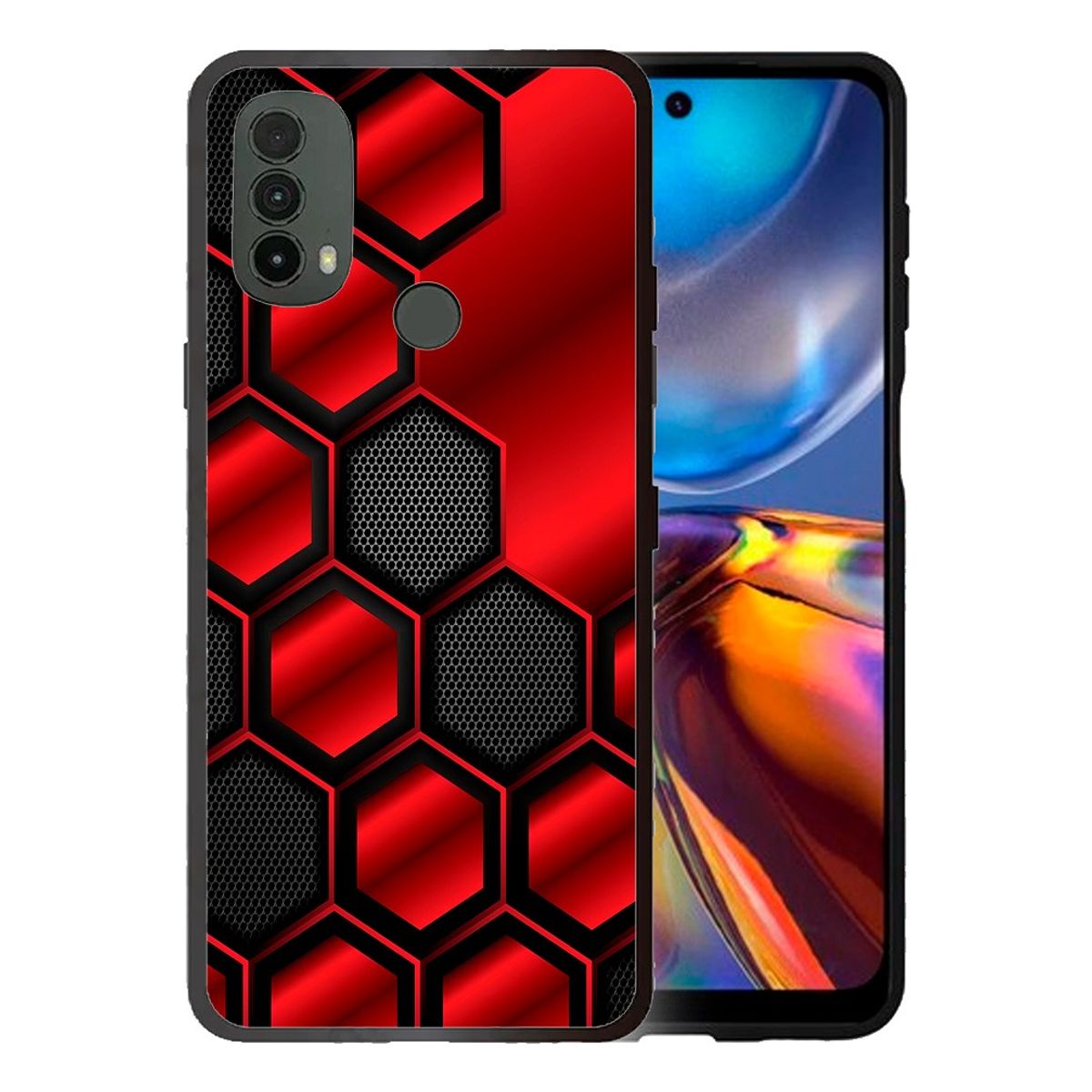CARCASIA - Carcasa Funda para MOTOROLA E30 Diseño 201