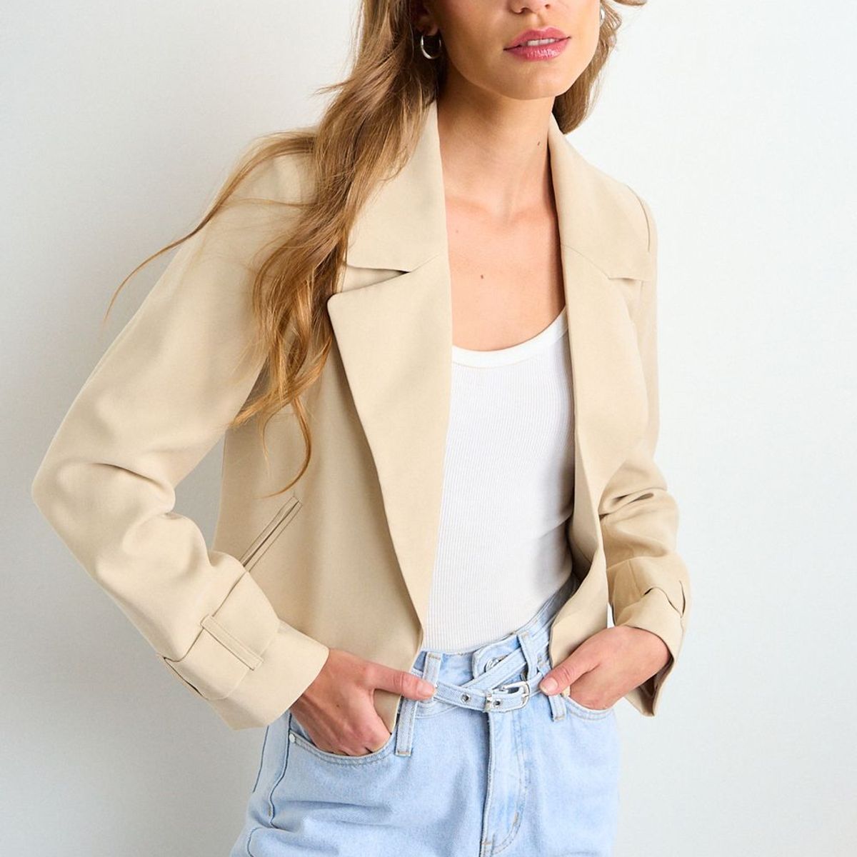 IO - Trench Mujer Beige Io