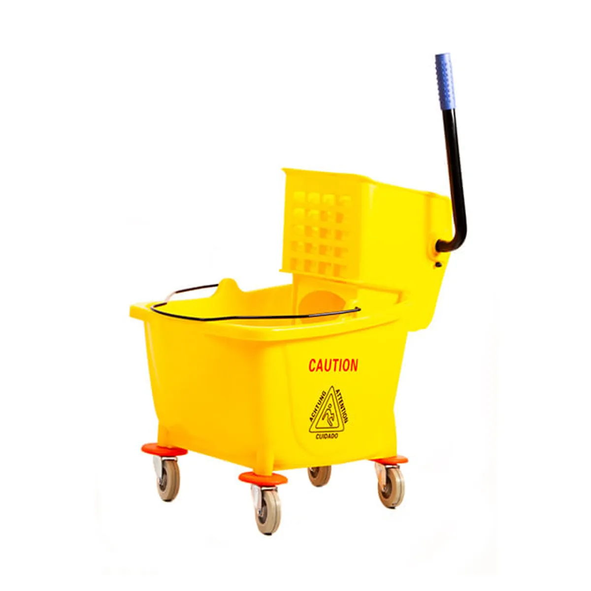 GENERICO - Carro Estrujador Amarillo 33 Litros Glanz