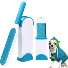 GENERICO - Saca Pelusa Y Pelos Mascotas Reutilizable Base Autolimpiante