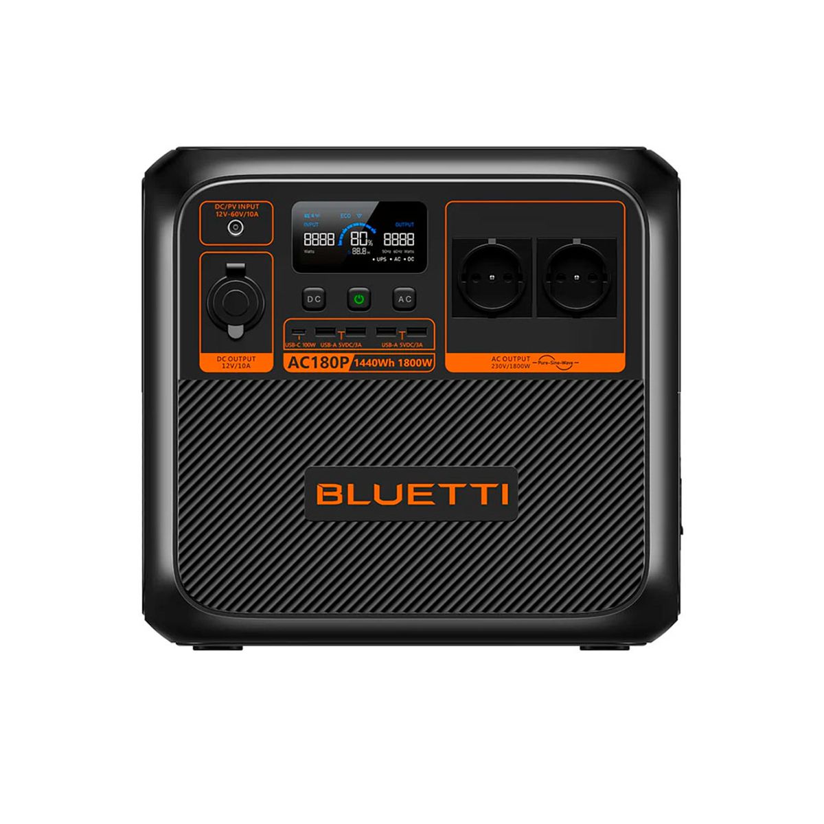 BLUETTI - Estación de Carga Portátil AC180P de 1800W Bluetti