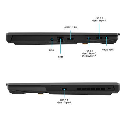Imagen 2 del producto Notebook TUF Gaming F16 Intel Core 5 16GB RAM 512GB SSD RTX 3050 16""