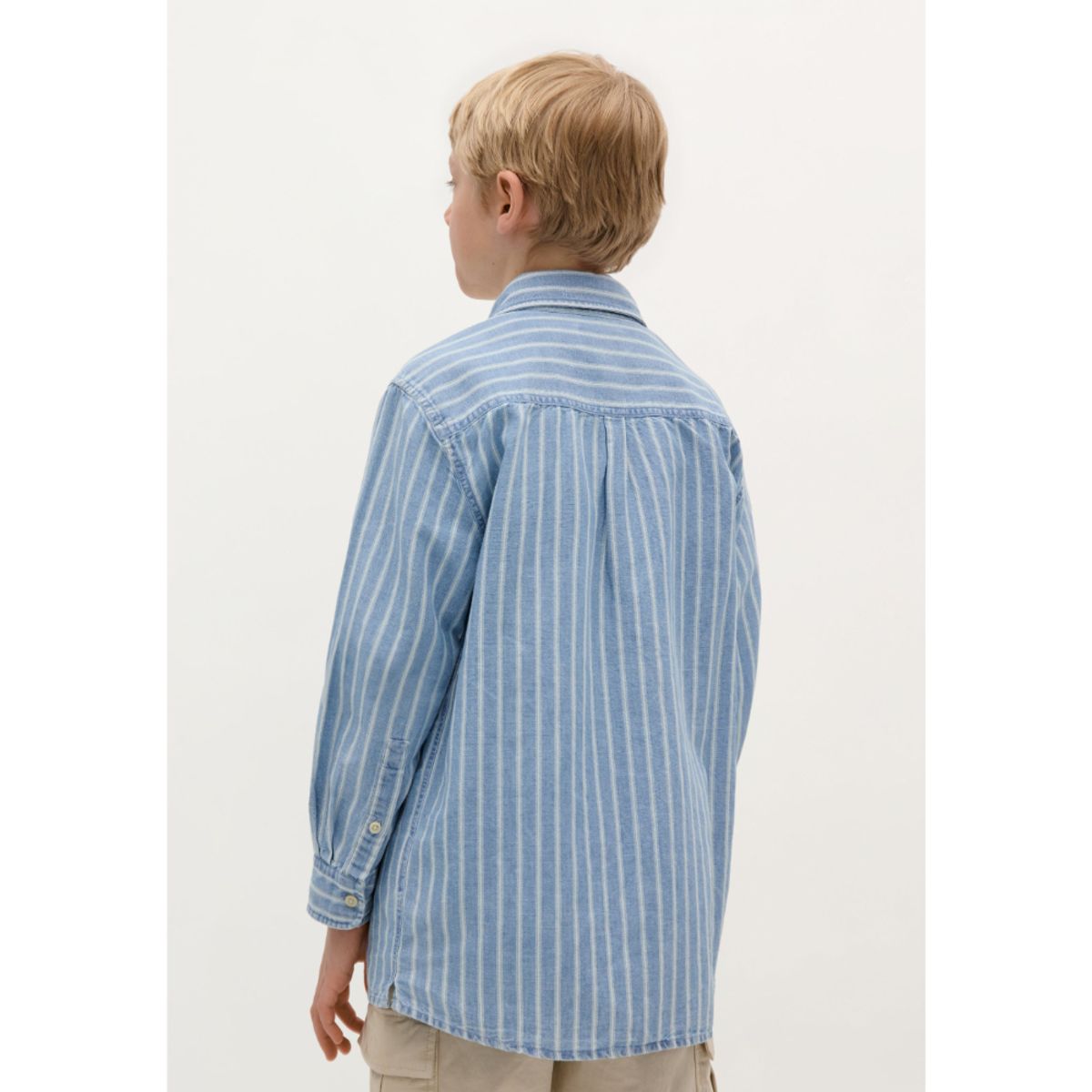 SCALPERS - CAMISA DENIM RAYAS