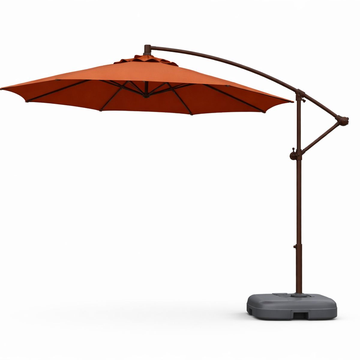 SPACE HOME - Quitasol Lateral 3 Metros Exterior Elegante y Funcional con Base Reforzada