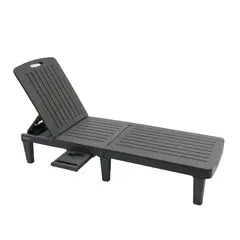 NORTHWEST - Reposera Piscina Playa Terraza Amalfi Gris con mesa