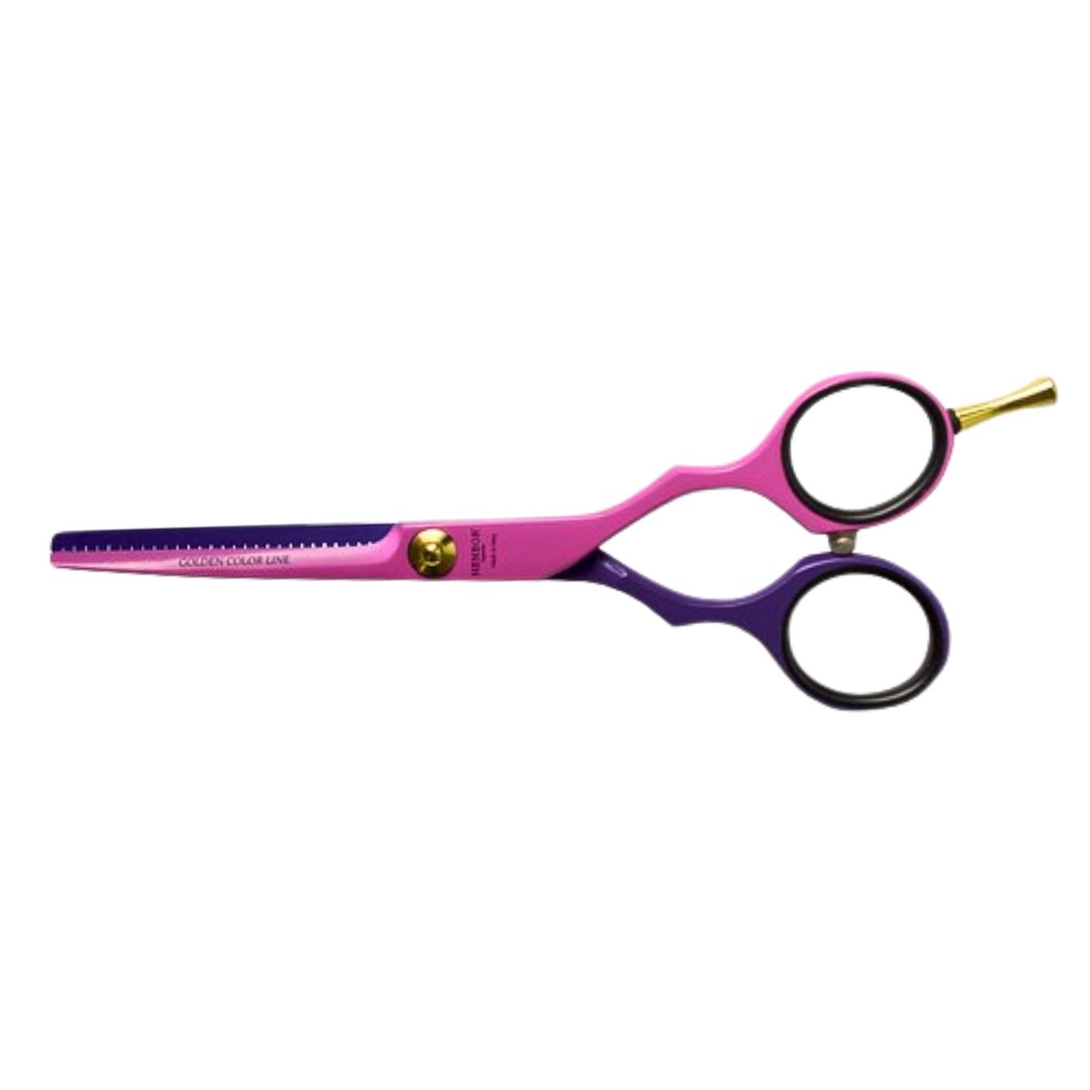 HENBOR - Tijera Henbor Italiana 783P Esculpidora 55¨ Rosado & Purpura