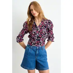 IO - Blusa Fantasia Mujer Negro