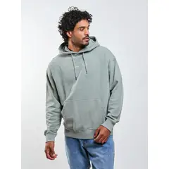 MAUI AND SONS - Poleron Canguro Sencil Verde Hombre