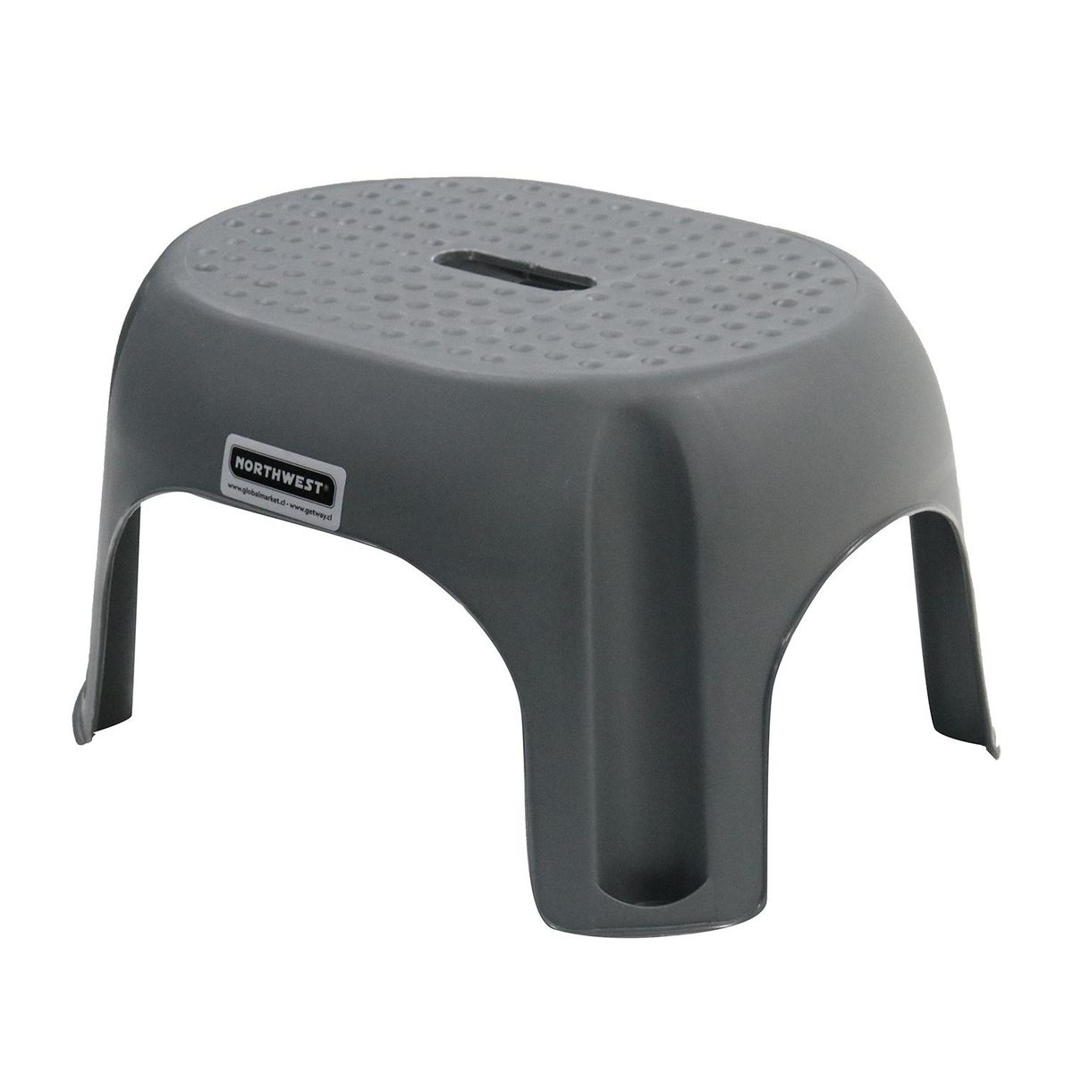 NORTHWEST - Piso Plástico Alzador 1 peldaño Gris 22cm alto Nortwest