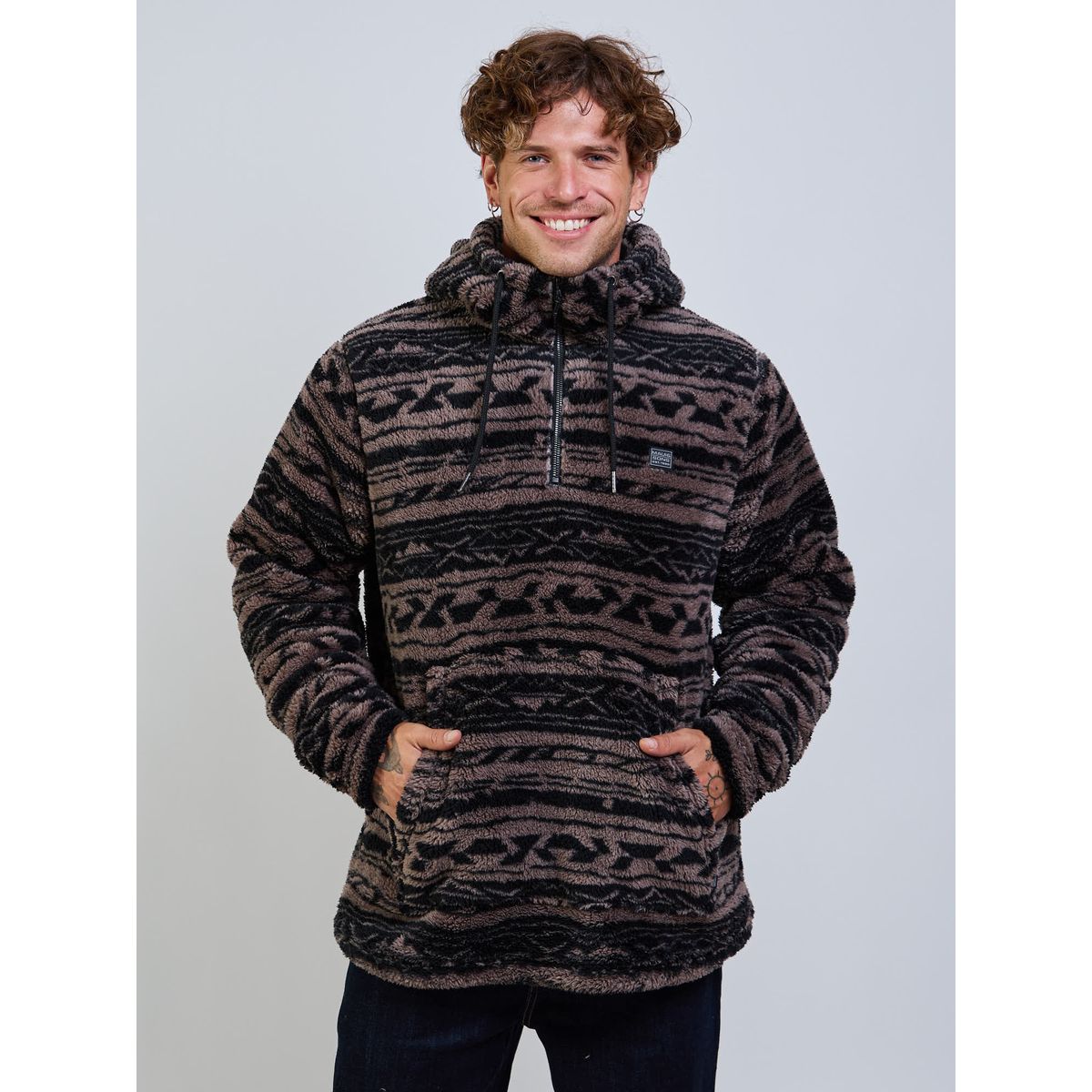 MAUI AND SONS - Poleron Chiporro Tread Kuntur  Multicolor Hombre Maui And Sons