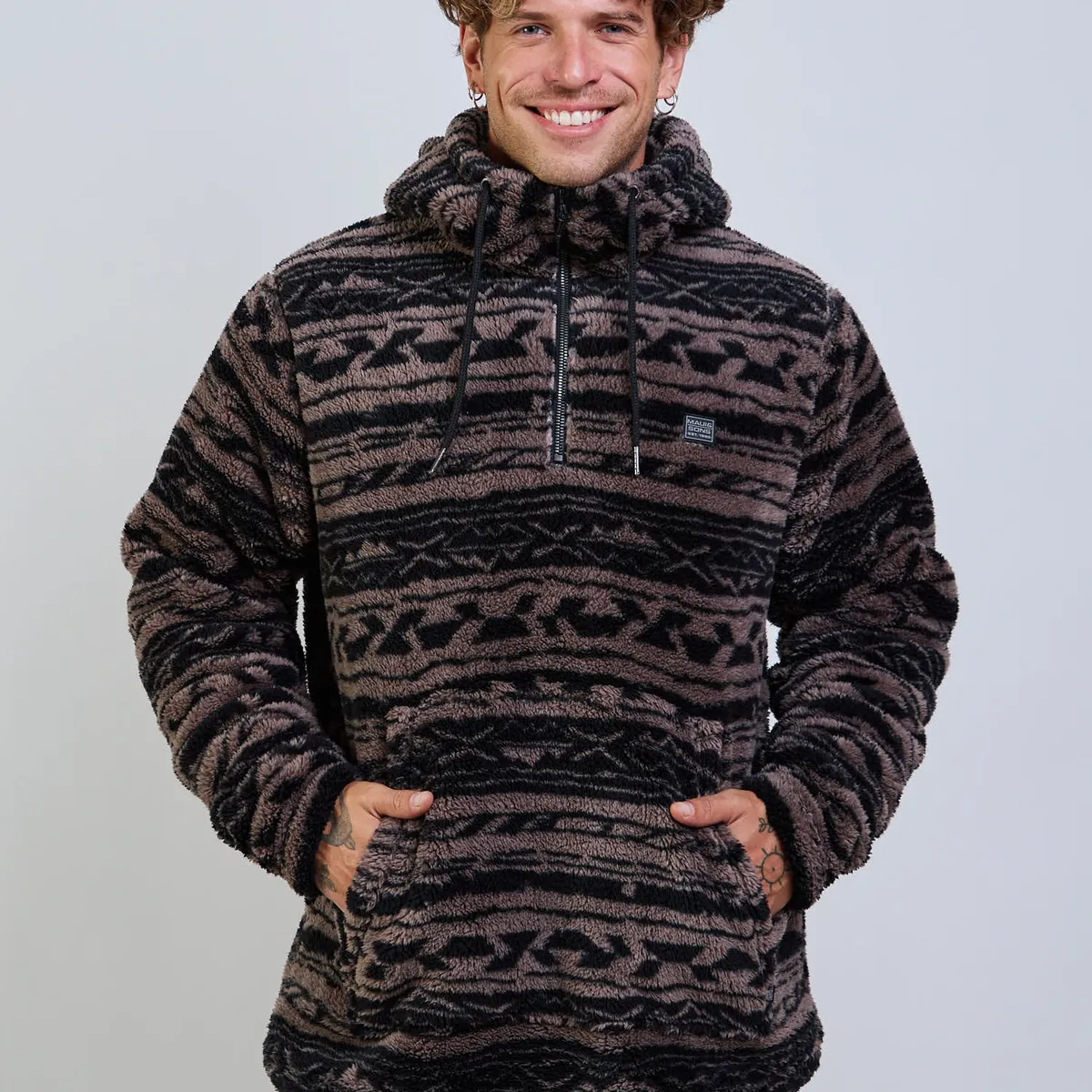 MAUI AND SONS - Poleron Chiporro Tread Kuntur  Multicolor Hombre Maui And Sons