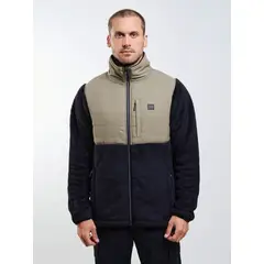 MAUI AND SONS - Poleron Chiporro Forest Quilted Verde Hombre