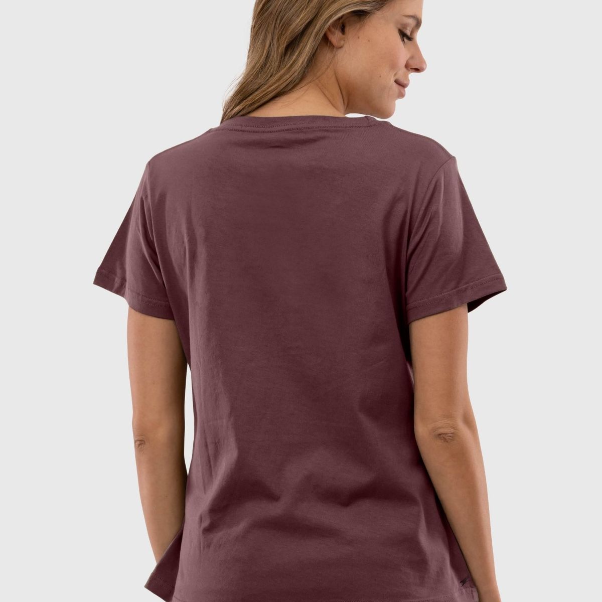 FALCONE - Polera Orgánica Classic Logo V2 Mujer Falcone